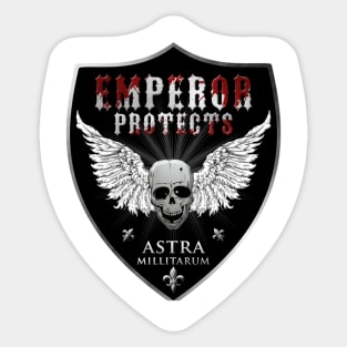 EMPEROR PROTECTS ASTRA MILITARUM Sticker